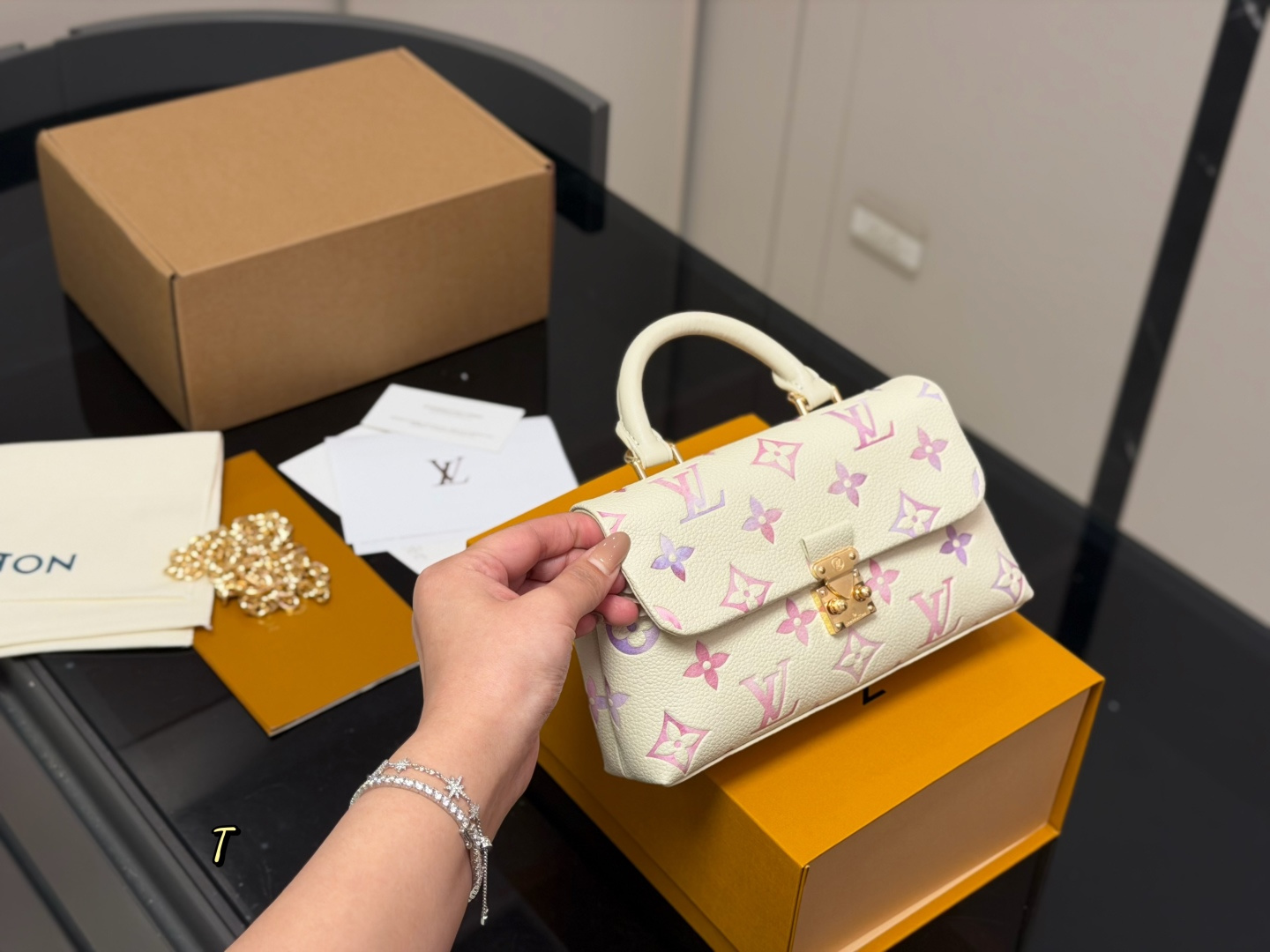 Louis Vuitton LV Cowhide Leather | Luxury Designer Fashion Accessory